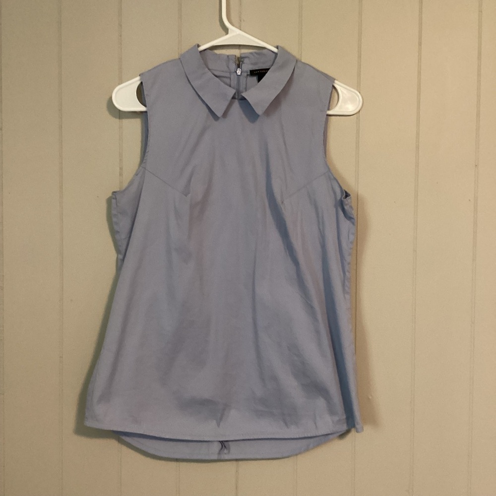 Sleeveless Blue Women's Top